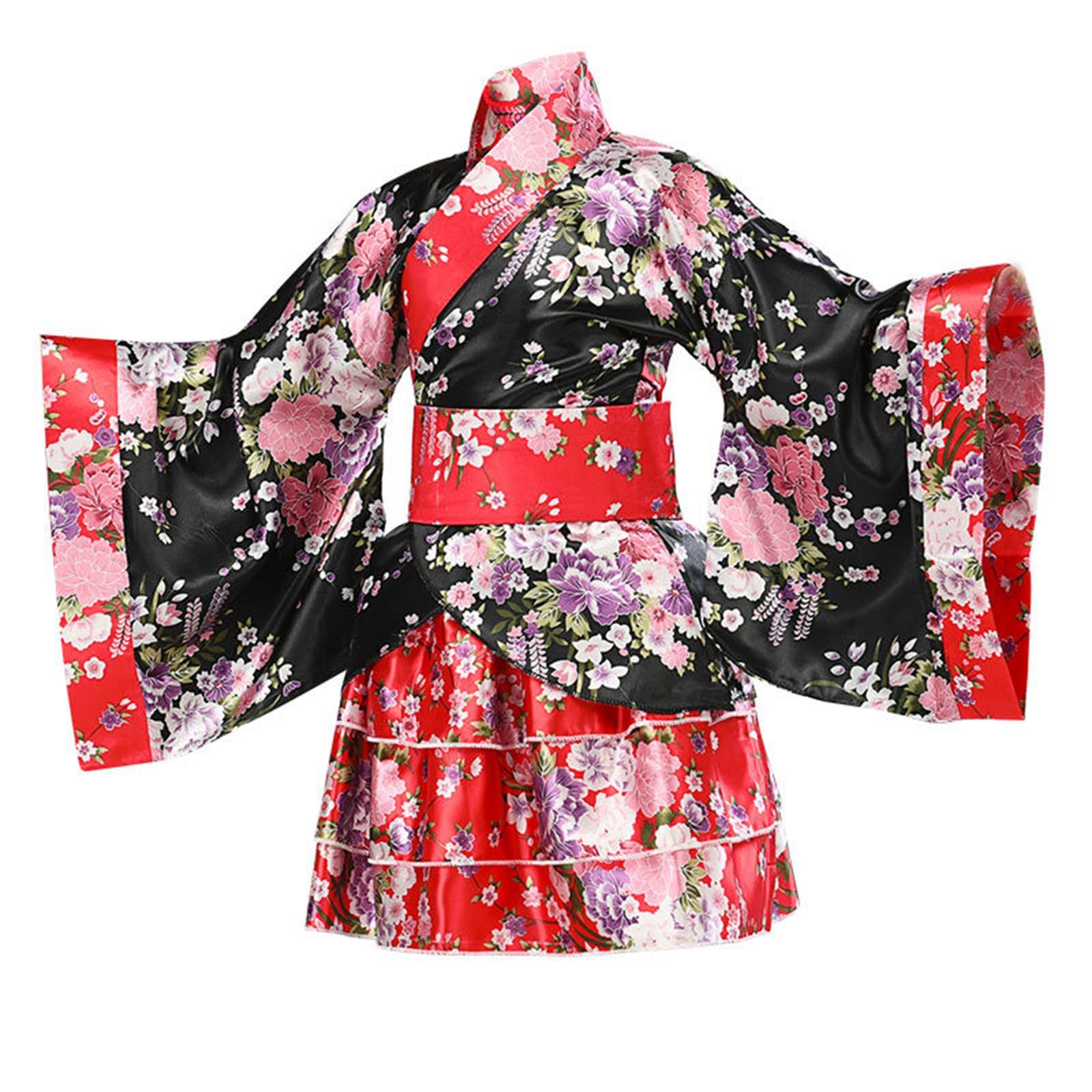 Anime Abito da ballo Lolita Rock Giapponese Donna Abito da sera Ragazza Kimono
