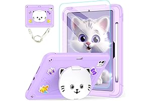 Designed For Apple iPad Pro 11 Inch Cute Cat Temper Glass Screen