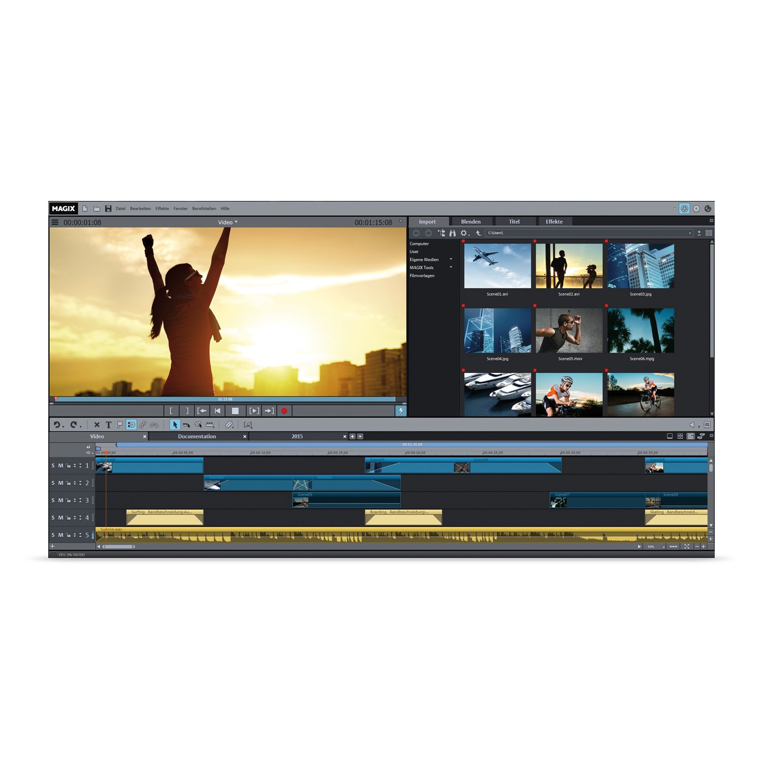 MAGIX Video deluxe 2015 Premium [Download]