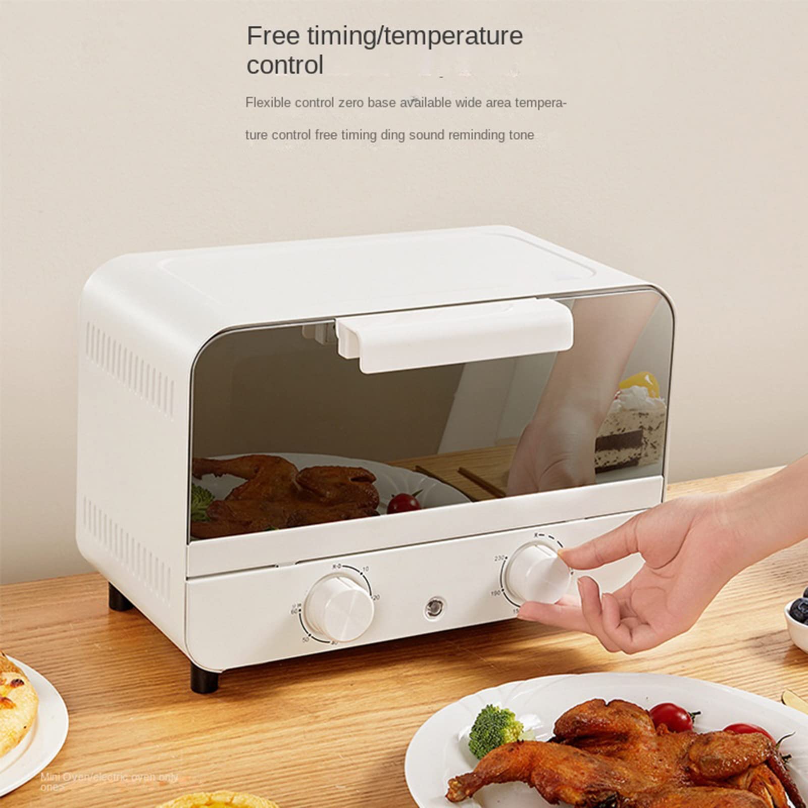 Pequeño Horno eléctrico Integrado para el hogar, Cocina, pequeños electrodomésticos, Horno eléctrico Totalmente automático, microondas, Apto para lavavajillas Little Surprise
