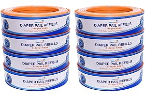 Disposable Diaper Refill Bags (8-Pack)
