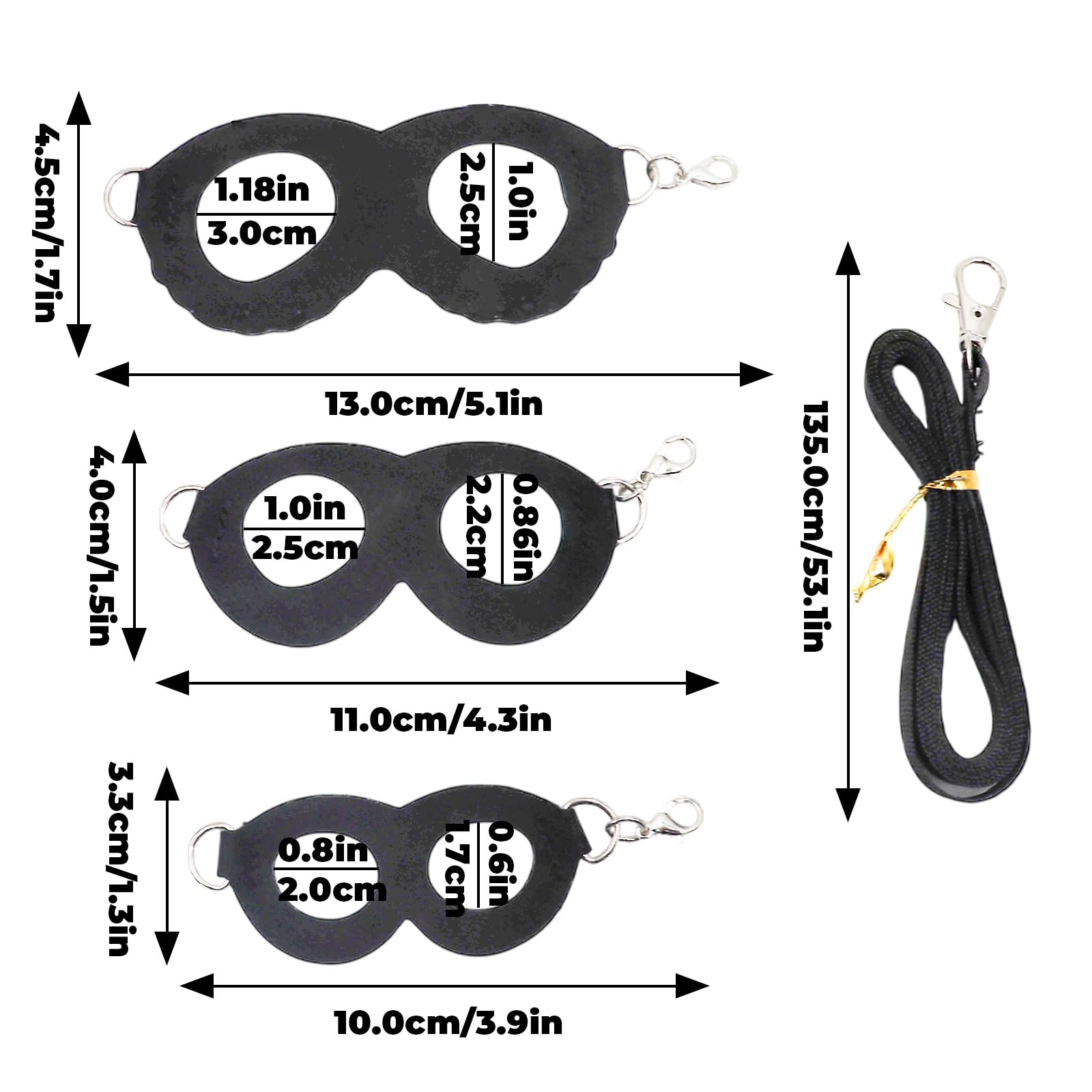 6 Pack Bearded Dragon Leash and Harness Set, Bearded Dragon Accessories, Bearded Dragon Harness, Leash and Harness Set for Bearded Dragon, Gecko, Other Small Animals