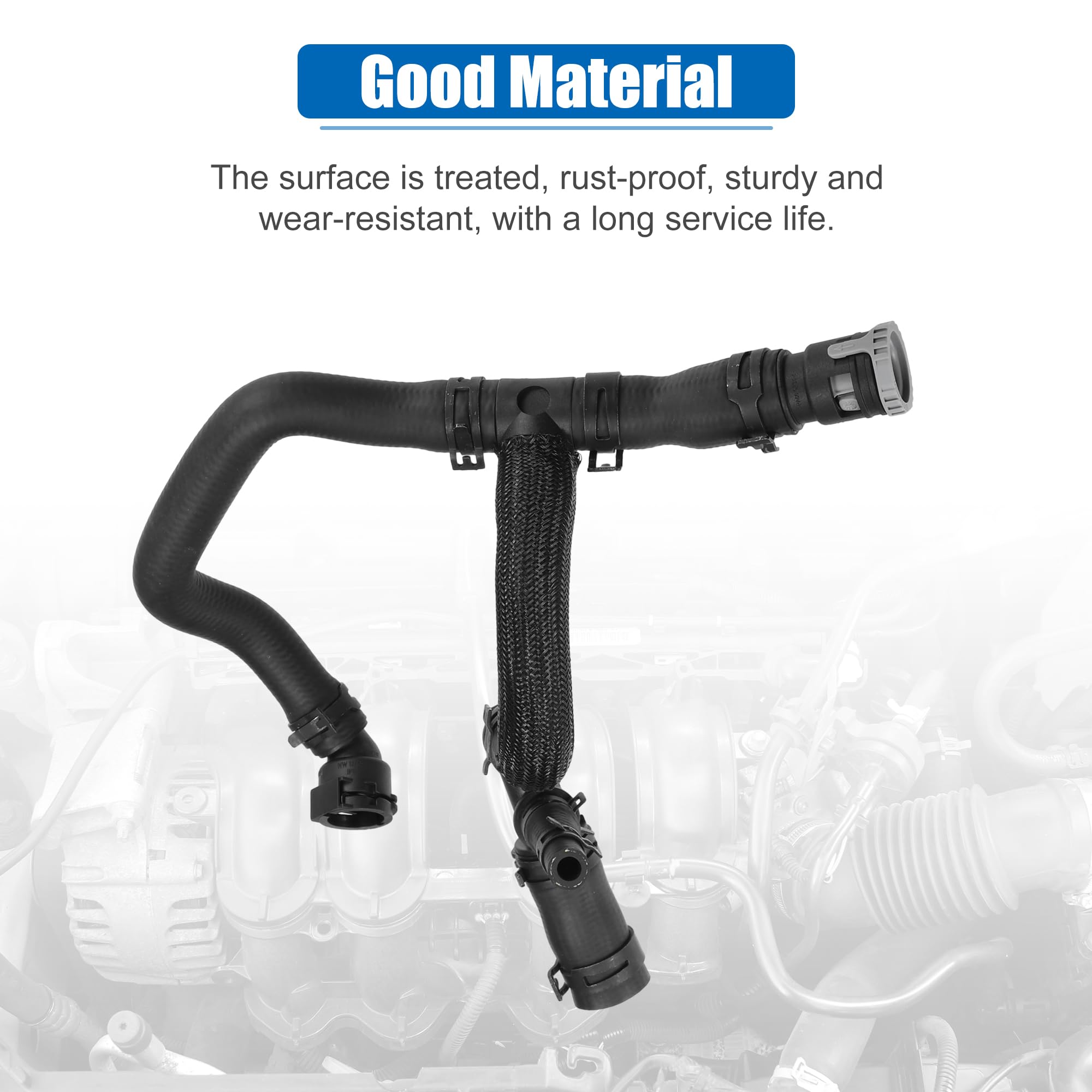Replacement Radiator Hose For 2013-2016 Ford Escape - Upper/Lower Hose (BV6Z8B081A/B) 10 thumbnail image