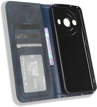 Case Compatible with Sharp Aquos R8 Pro, PU Leather flip Cover Compatible with Sharp Aquos R8 Pro SH-51D Phone Case blue
