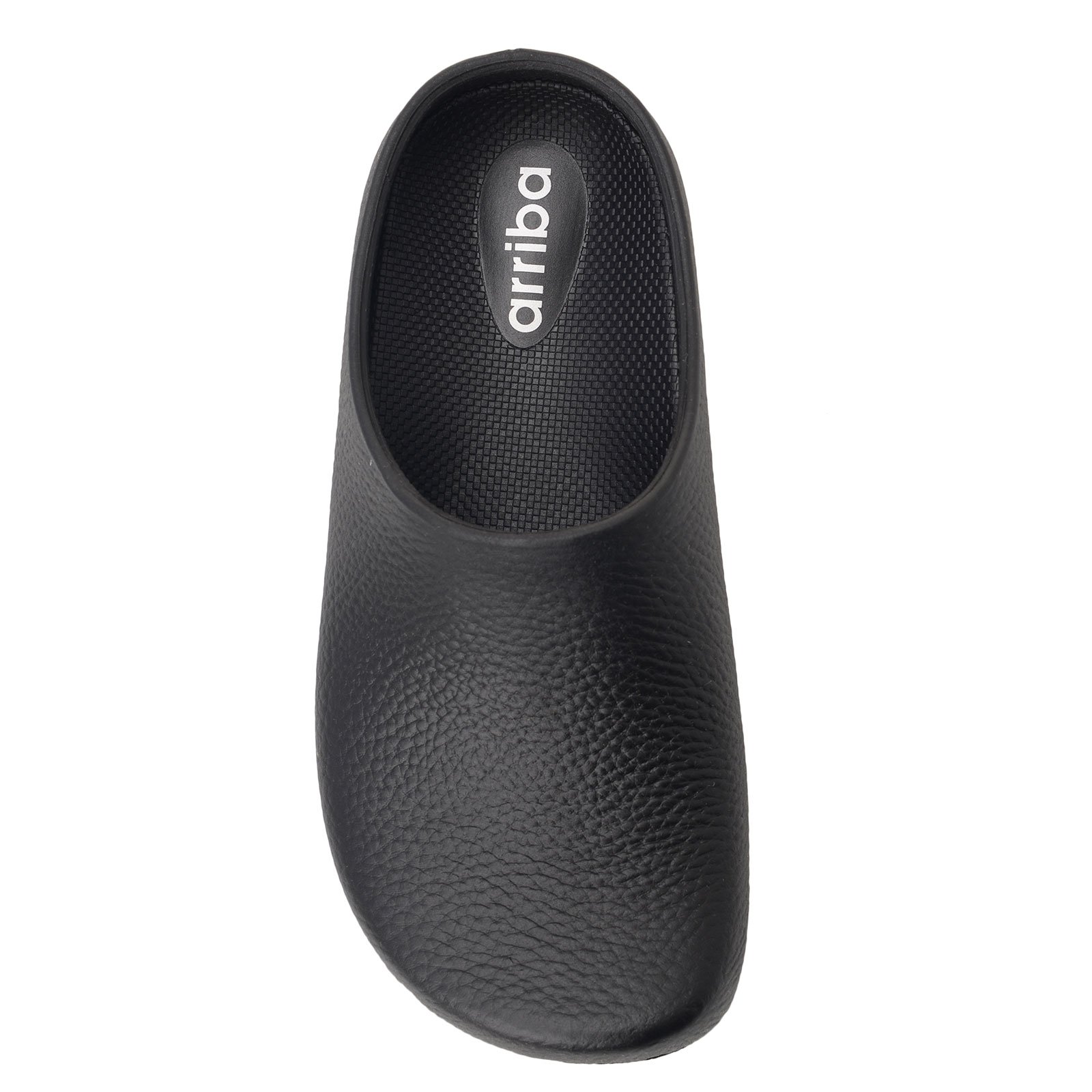 Arriba New 2017 Men Women Unisex Black Non Slip Work Heavy Duty Restaurant Hospital Slip On Shoe Men 4 Women 5 US