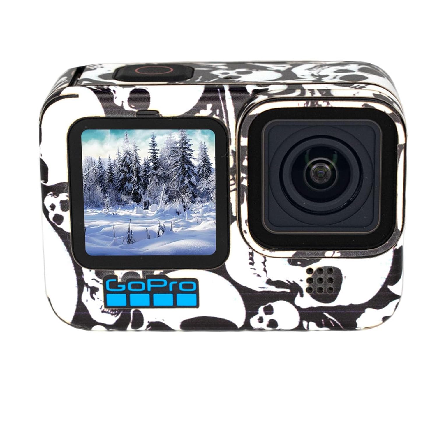 Action Pro Camera Skin Compatible with Gopro-9/10/11/12/13 Action Camera (Black & White)