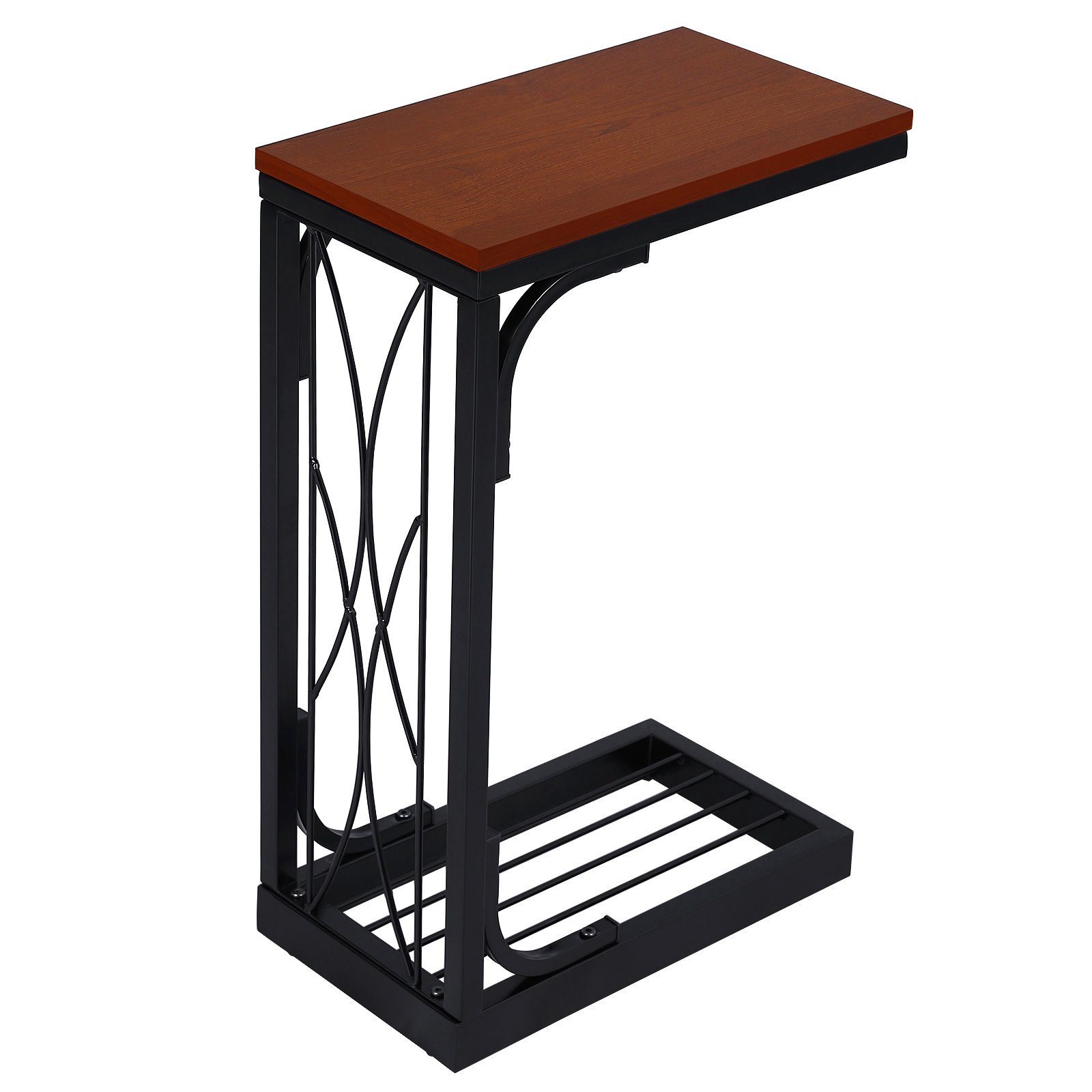 Buy VASAGLE Industrial Snack Table, HeavyDuty Sofa Side Table for