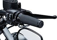 Vista 1 de Kuryakyn 5941 Empuñaduras de manillar trilladora para acelerador y embrague, control del acelerador de doble cable: motocicletas Harley-Davidson