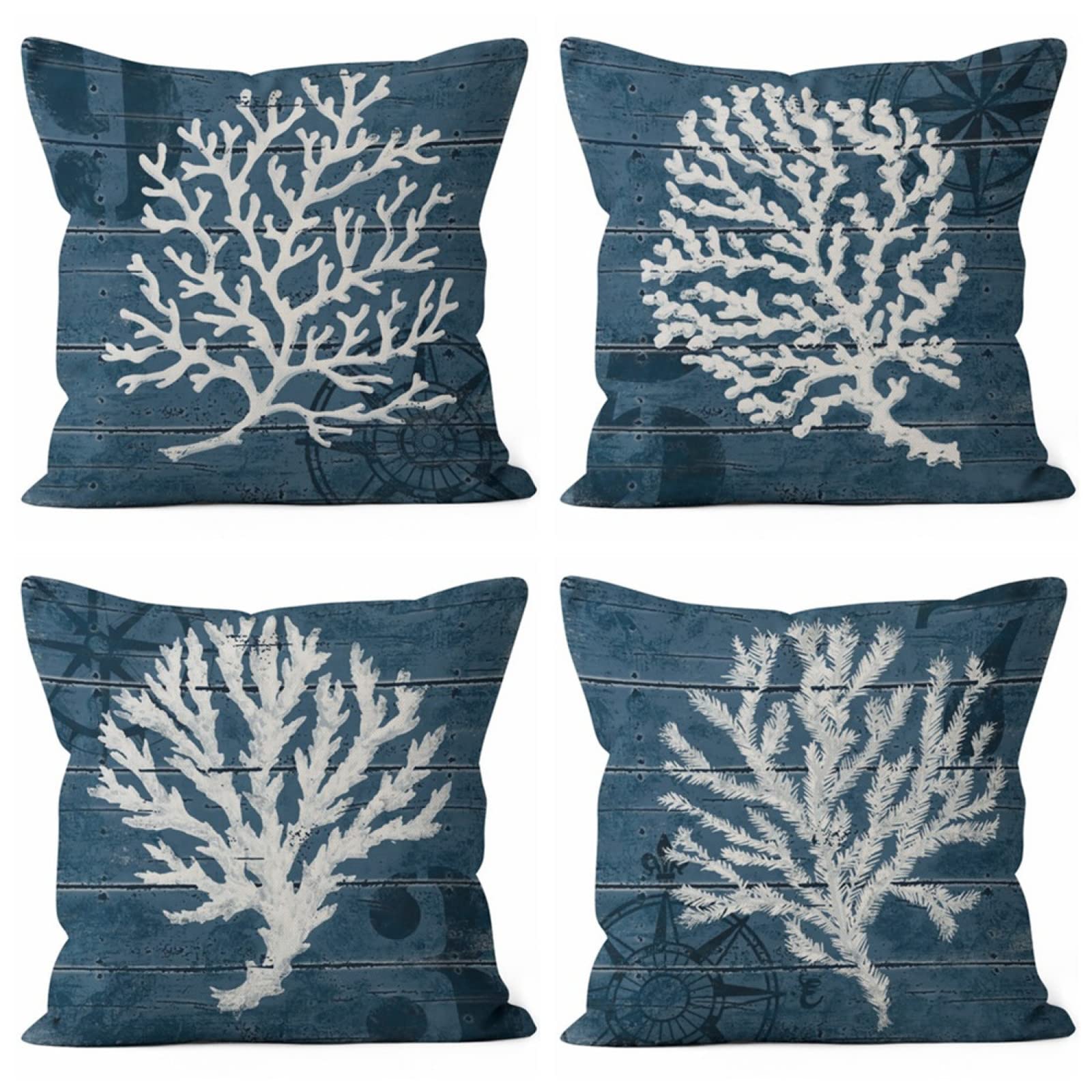 Housse de coussin 65x65cm au style naturel pour embellir votre salon et jardin
