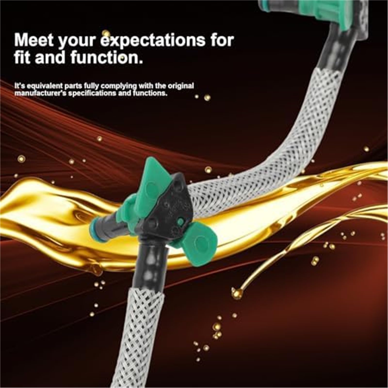 Tubo de Retorno de Fugas del inyector de Combustible for Berlingo, C3, DS3, C4, DS4, C-Elysée, Partner y Expert 206, 207, 208, 301, 308, 2008, 1574.JK, 1574.EN Línea de Retorno de Combustible