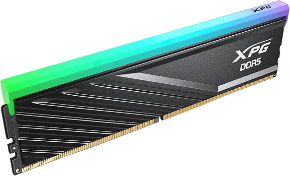 XPG Lancer Blade RBG DDR5 6000MHz CL30 32GB (2x16GB) PC5-48000 RAM 288-Pins UDIMM Masaüstü Bellek Kiti Siyah Soğutucu (AX5U6000C3016G-DTLABRBK)