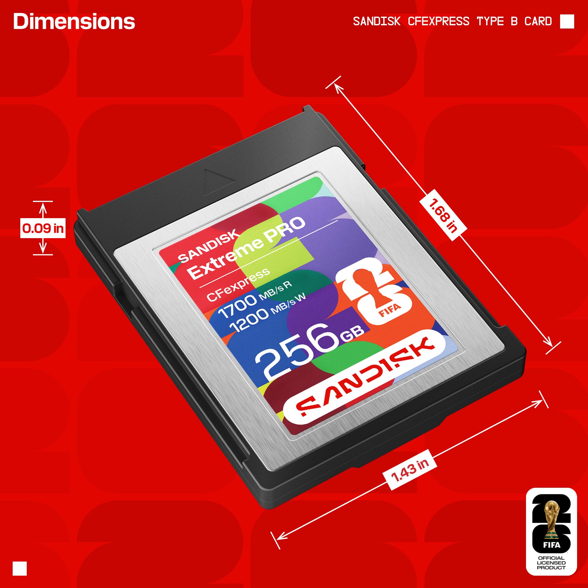 【値下げ】SanDisk CFexpress Type B 256GB Amazon | SANDISK 256GB CFexpress Type Bカード – FIFAワールドカップ