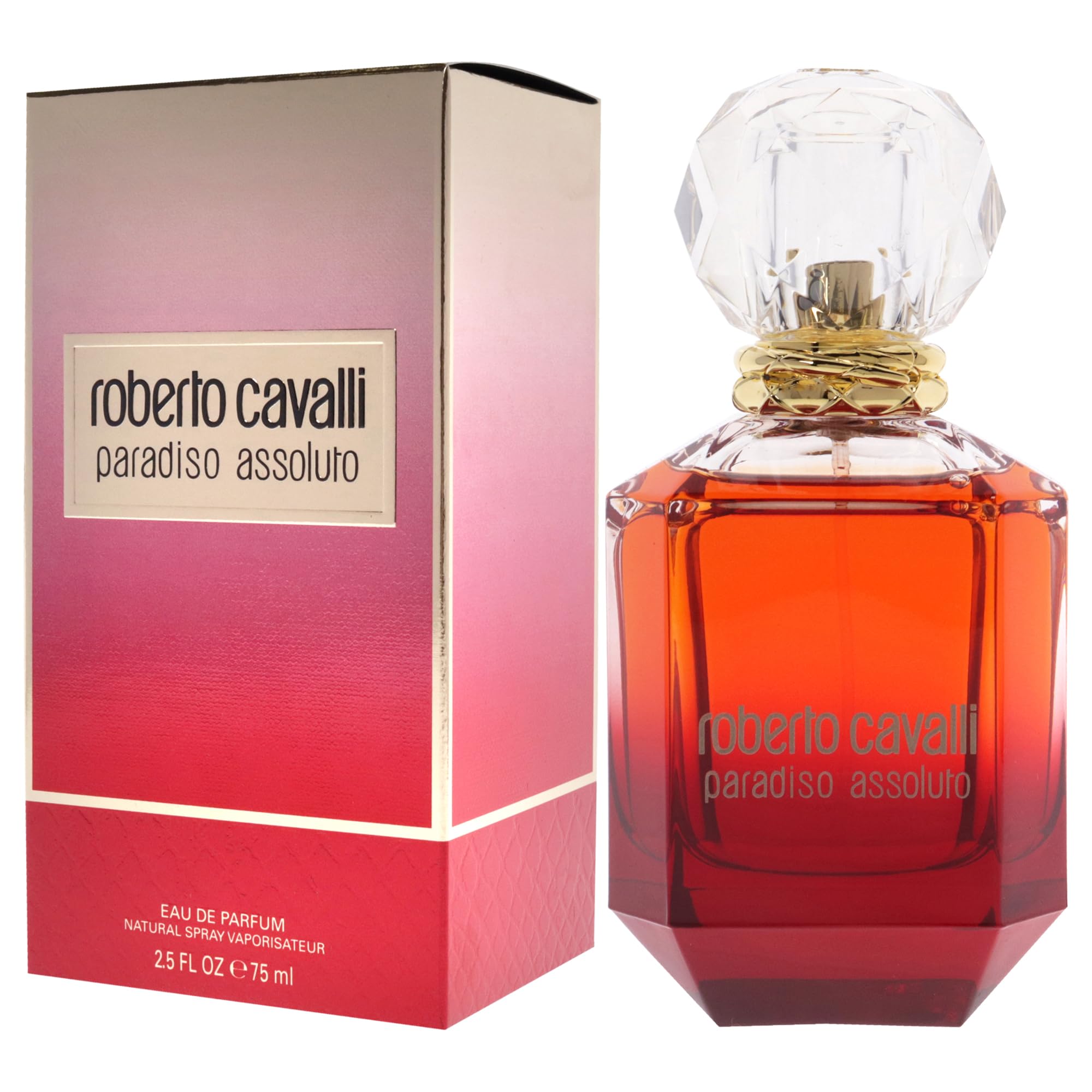 Amazon | ロベルト カヴァリ Paradiso Assoluto Eau De Parfum Spray 