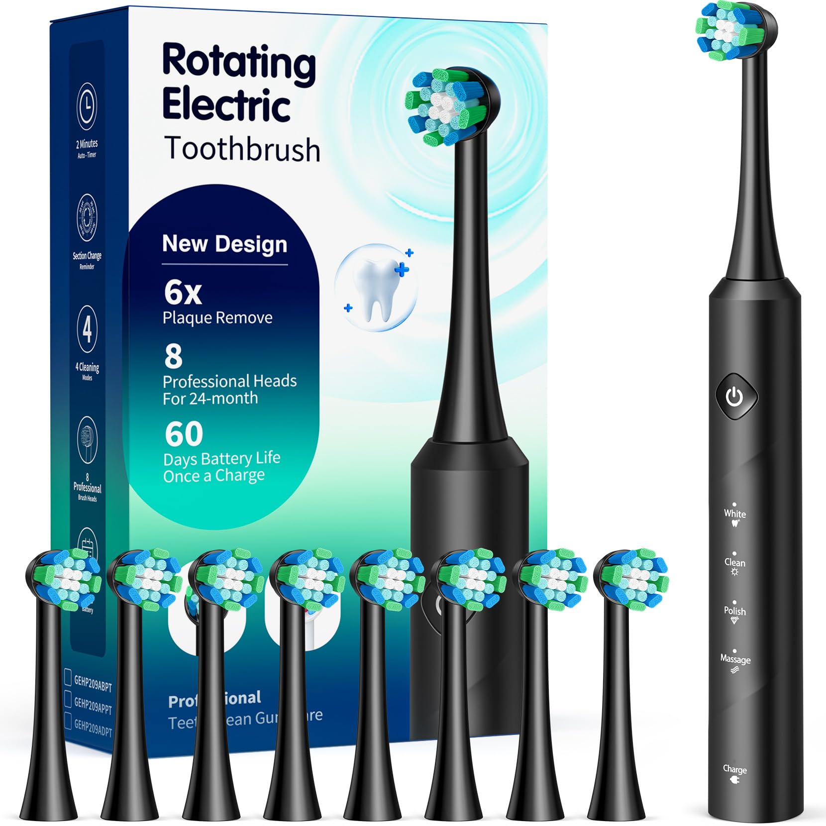 Rotating Electric Toothbrush for Adults, 8 Review – Best Budget Option?