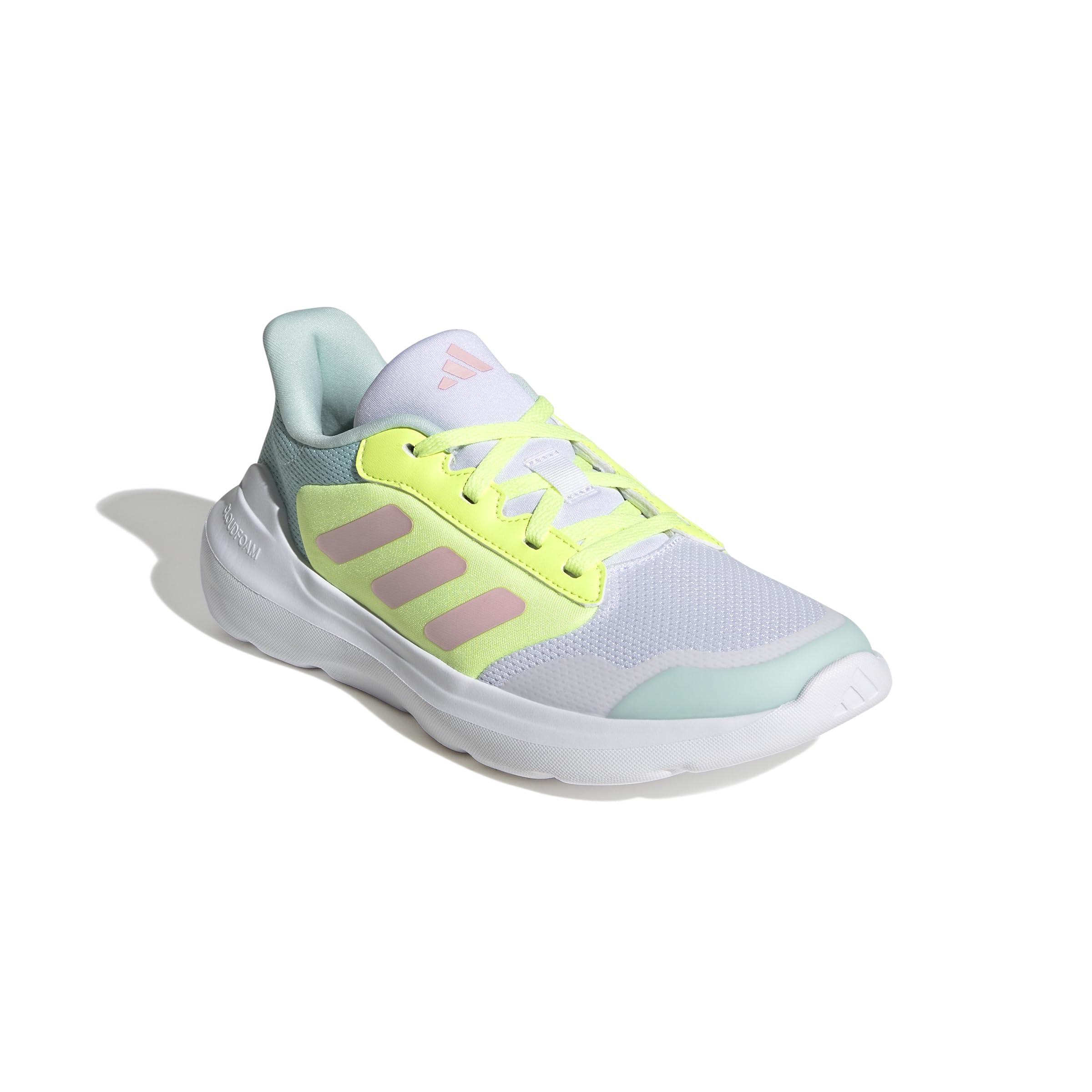 adidas Unisex niños TENSAUR Run 3.0 Shoes Junior, FTWR White/Clear Pink/hi-Res Yellow, 38 2/3 EU