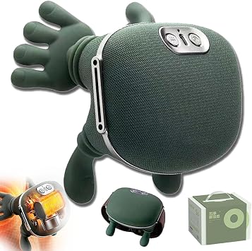 Hand Shoulder and Neck Massager Pain Relief Deep Tissue, 3-Speed Electric Shiatsu Neck Back Massage Heating for Leg, Lower Abdominal