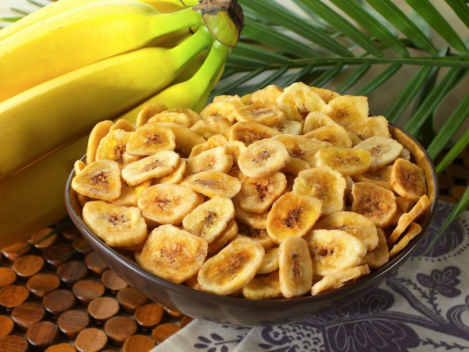 Buy Banana Chips 1kg Dried Banana Slices Natural Fruit Cri Sweet