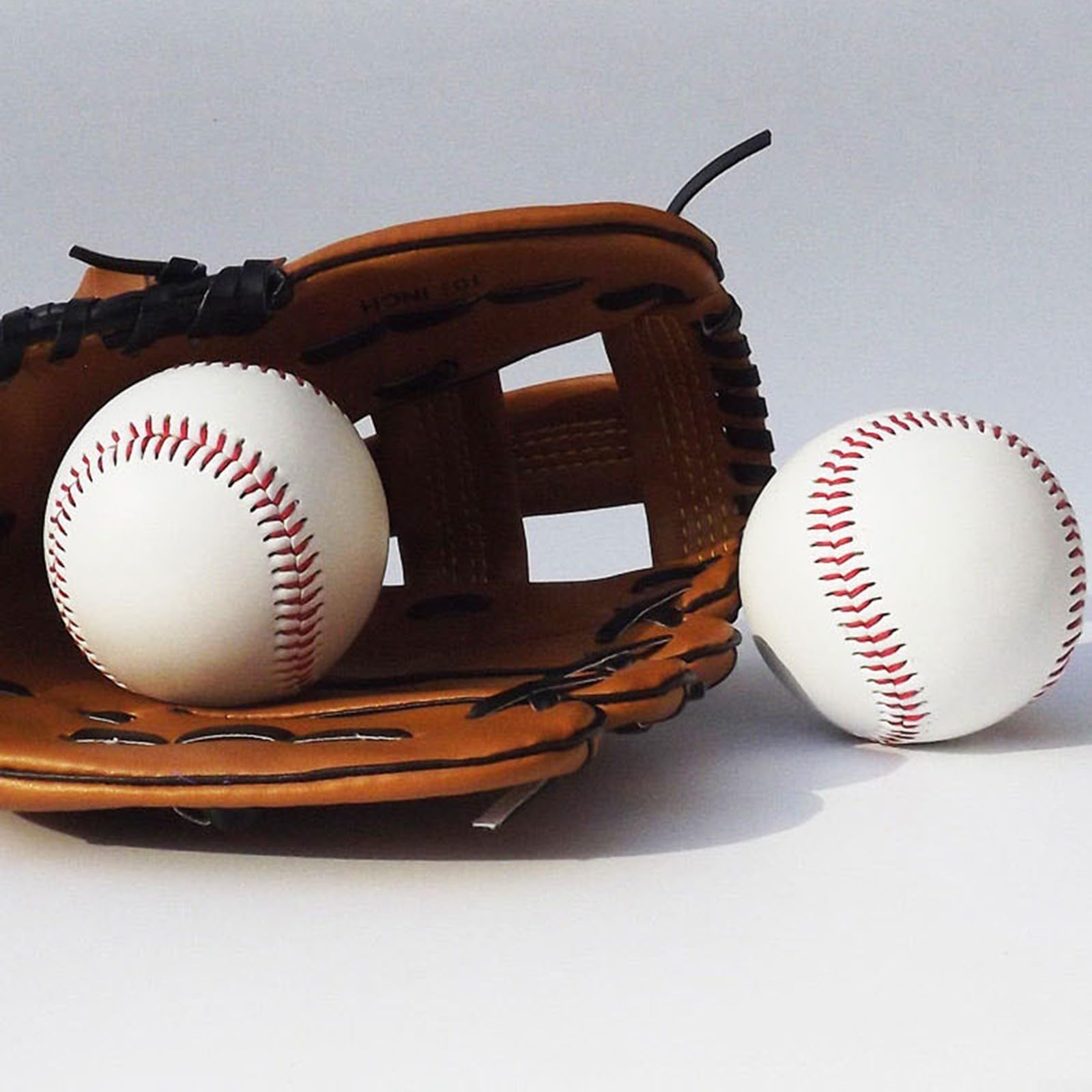 Palline da baseball professionali da allenamento a 9 pollici senza marchio per il lancio e il lancio
