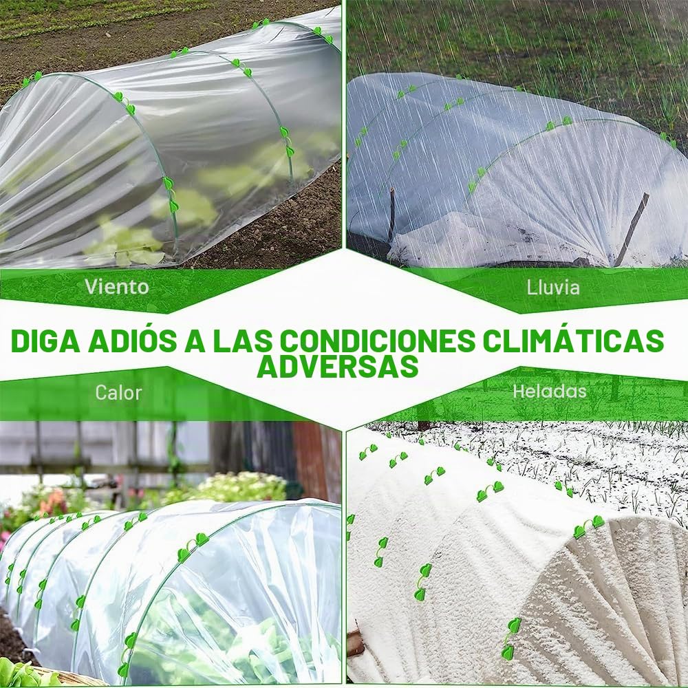 Aros Invernadero 40 Piezas,Túnel para Túnel de Jardín,Aros de Invernadero para Tunel,Túnel para Plantas,Para vivero,Para la Siembra de Plántulas,El Cultivo de Verduras, la Protección de Plantas