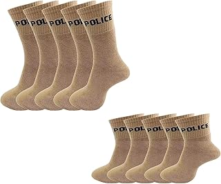 JDSM-Total-6-Pairs-3-Pairs-Mid-Calf-Socks-3-Pairs-Ankle-Socks-PoliceWritten-for-PoliceMen-and-Po
