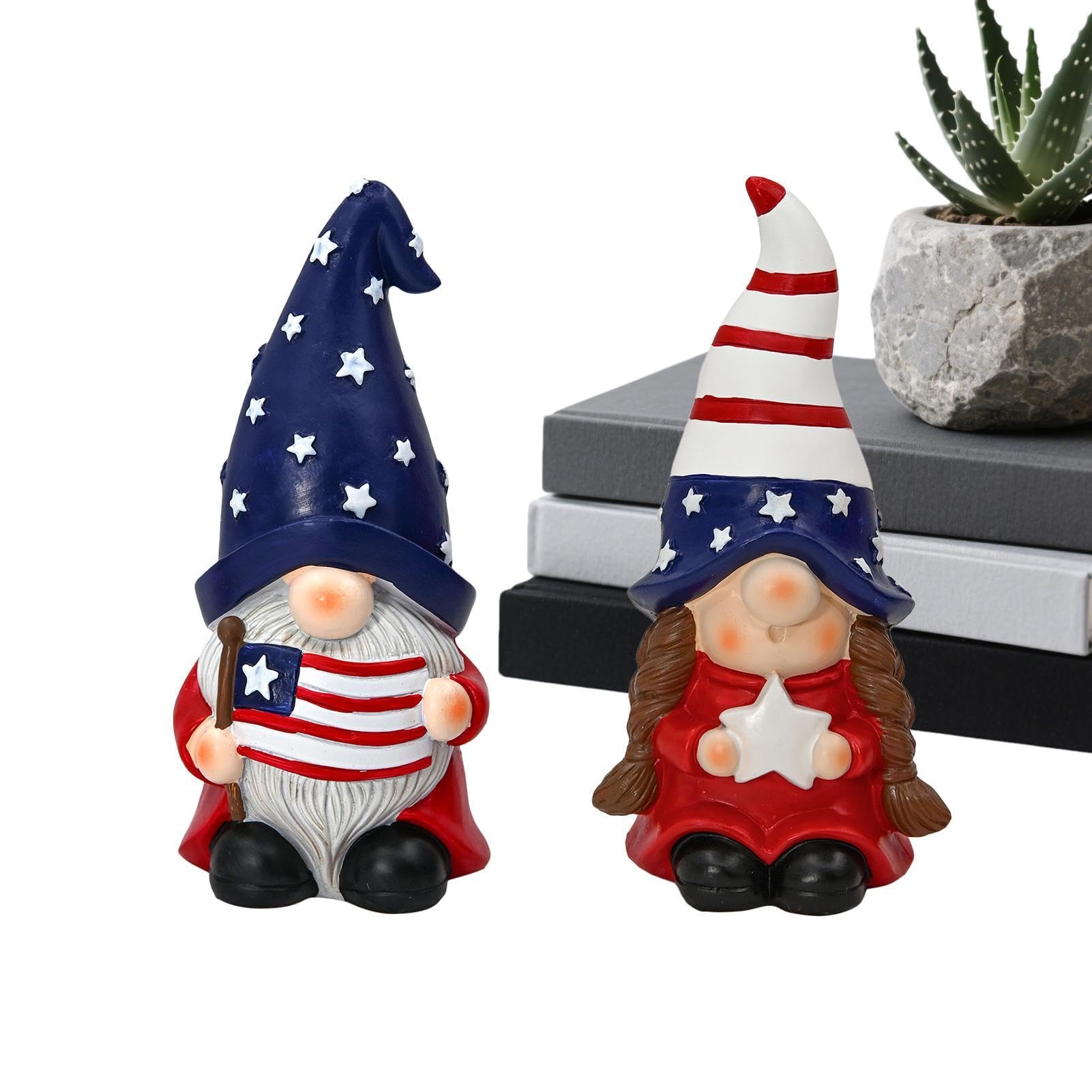Gnomes Miniatures en Résine Haute Finition Lot Décoratif Premium pour Maison et Jardin Stylisé