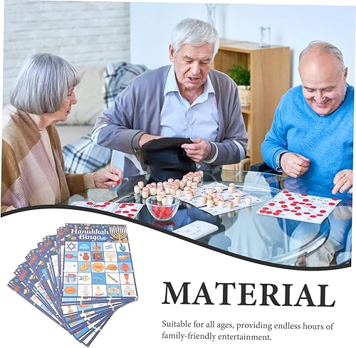 Miniatura 2 de ERINGOGO 1 juego de regalos de fiesta de Hanukkah, juegos de Janucá, suministros de fiesta de Janucá, juego de fiesta de Hanukkah, adornos de