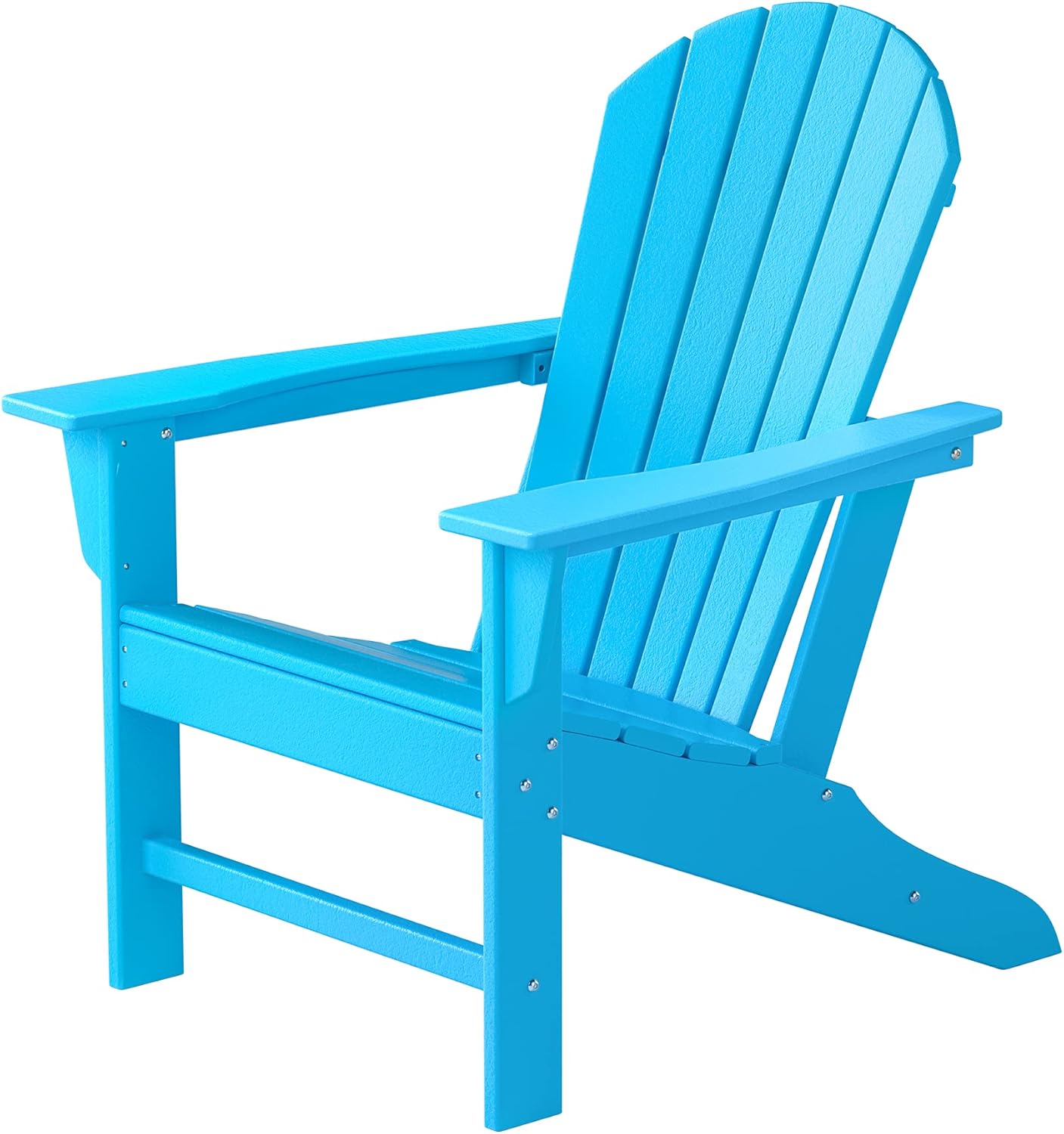 HDPE Adirondack Chair, Patio Outdoor Chairs, Plastic Resin Deck Chair, Painted Weather Resistant, for Deck, Garden, Backyard & Lawn Furniture, Fire Pit, Porch Seating by DAILYLIFE (Slate Gray) : Patio, Lawn & Garden