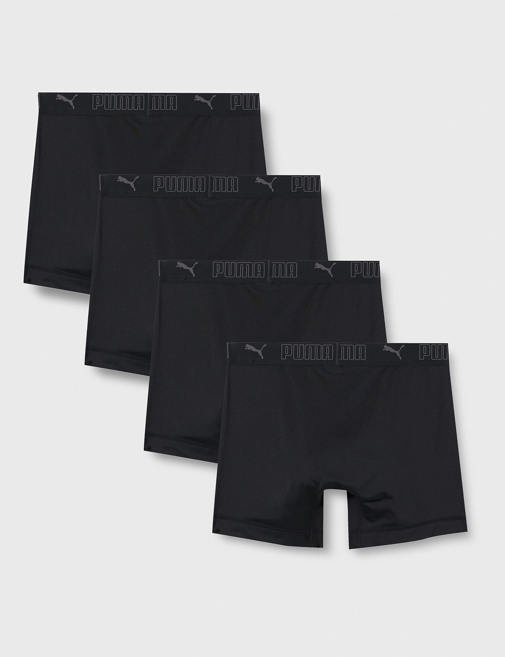 PUMA Calzoncillos Tipo bóxer para Hombre, cómodos, elásticos, Paquete de 2 Unidades