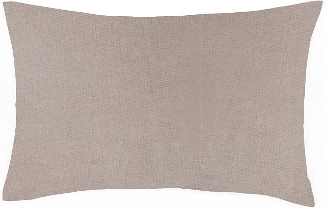 NIYS Luxury Bedding 100% Brushed Cotton Flannelette 40CM/16 Extra Deep Fitted Sheets in 12 Colours (PillowCase Pair, Beige)