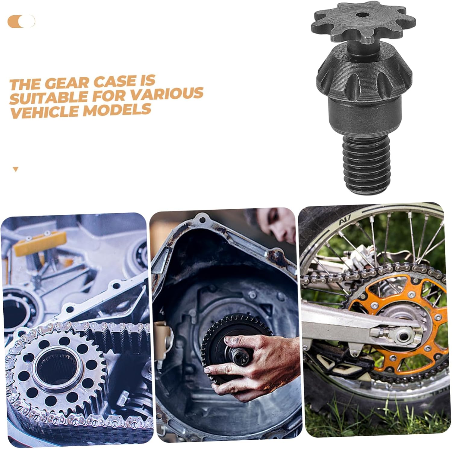 Iron Motorcycle Transmission Gear Case 25h Replacement 9t