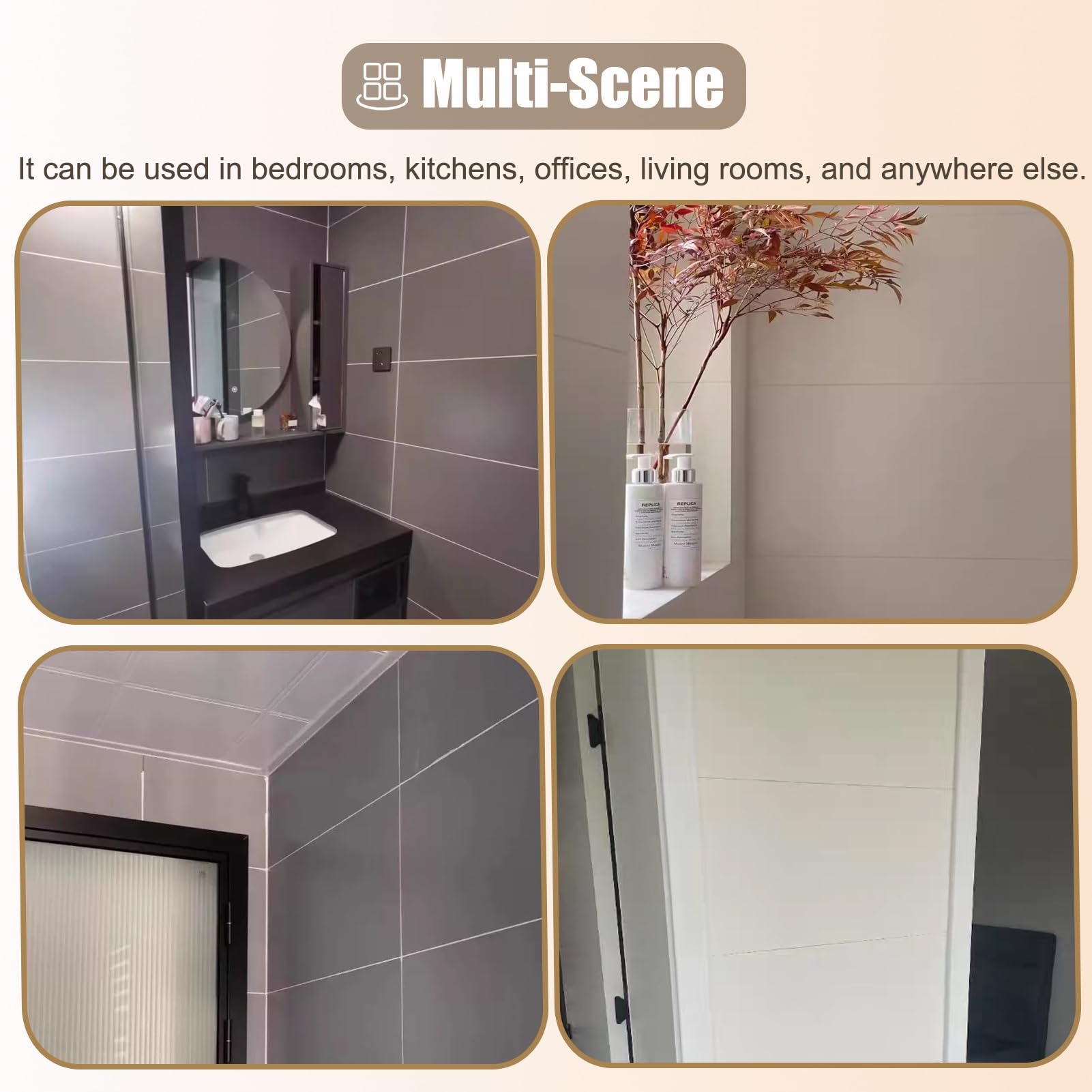 Pannelli decorativi per soffitto e parete, autoadesivi, impermeabili, per superfici in vinile
