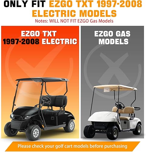 Miniatura 2 de EZGO Kit de mantenimiento de tambor de freno para 1997-2008 EZGO TXT eléctrico con carrito de golf, tambores de cubo de freno y zapatas de freno y