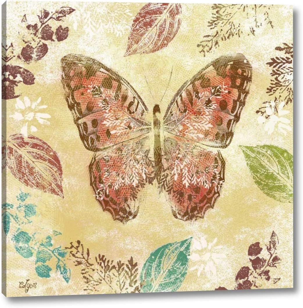 Botanical Beauty II by Rebecca Lyon - 16" x 16" Canvas Art Print Gallery Wrapped - Ready to Hang