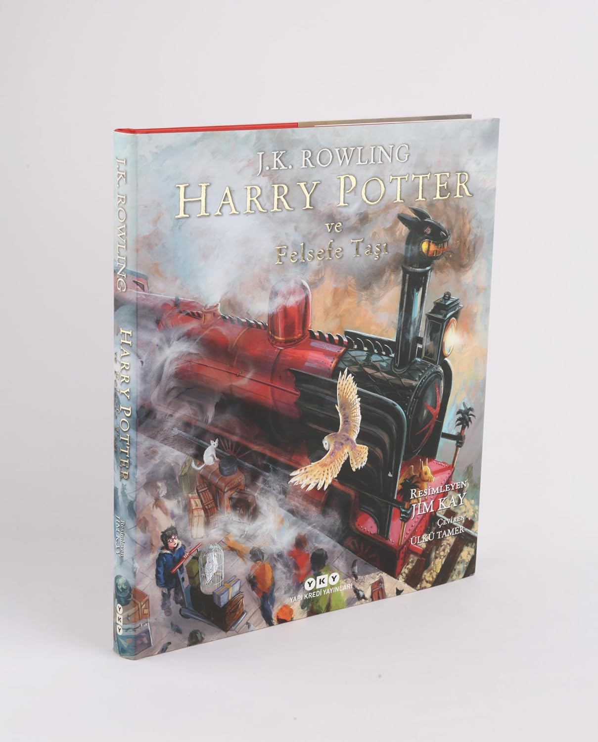 Harry Potter ve Felsefe Taşı 1 - Resimli Özel Baskı (Ciltli): Resimli Özel Baskı