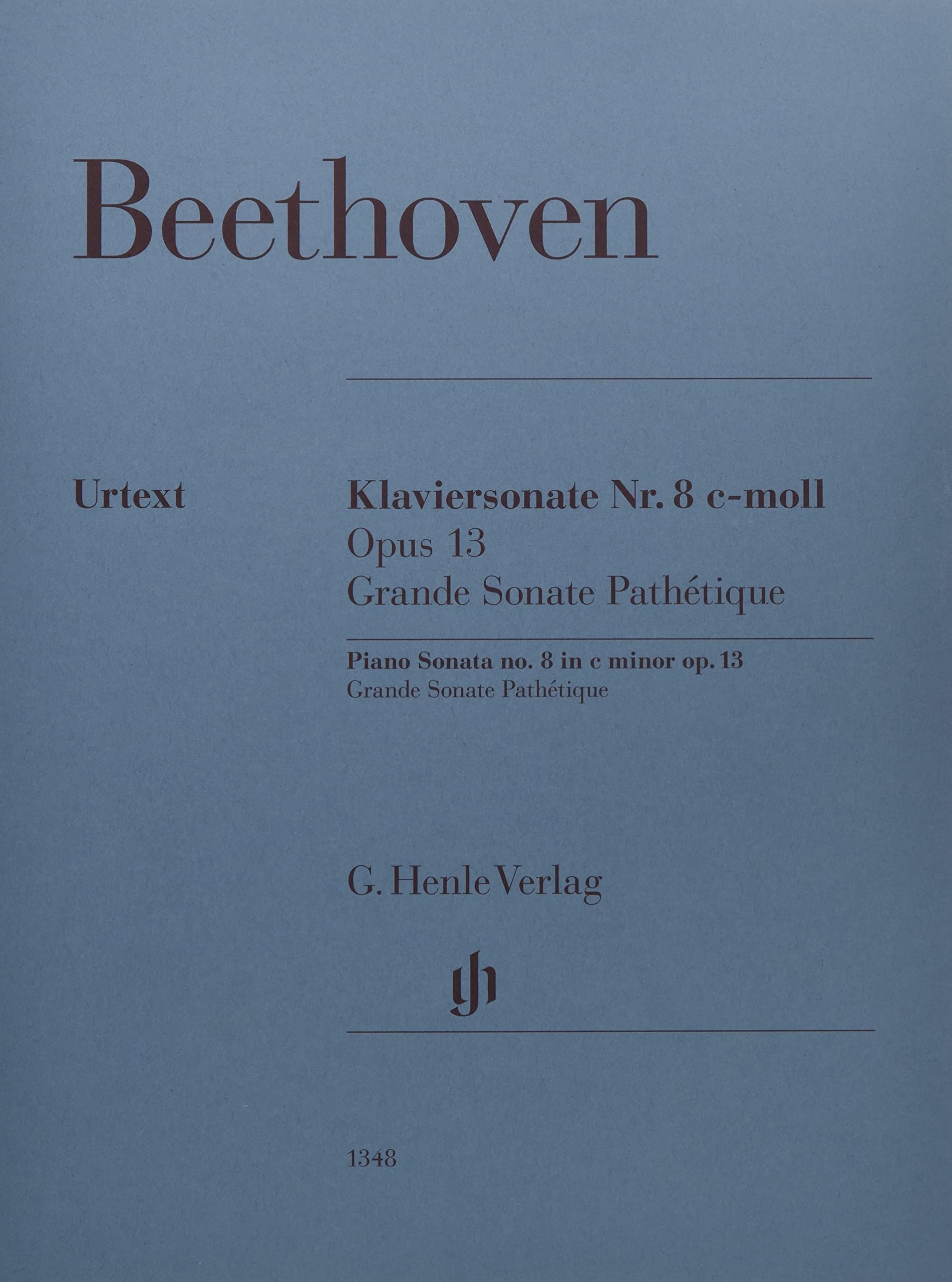 Piano Sonata no. 8 in C minor Op. 13 - Grand Sonate Pathétique - Piano - Sheet music - (HN1348): Instrumentation: Piano solo