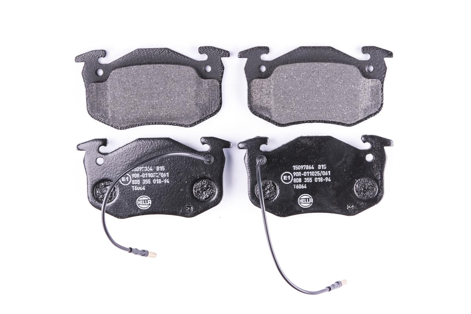 Brake Pad Set HELLA 8DB 355 018-941 Fits Peugeot Renault 305 Clio Extra Super 5