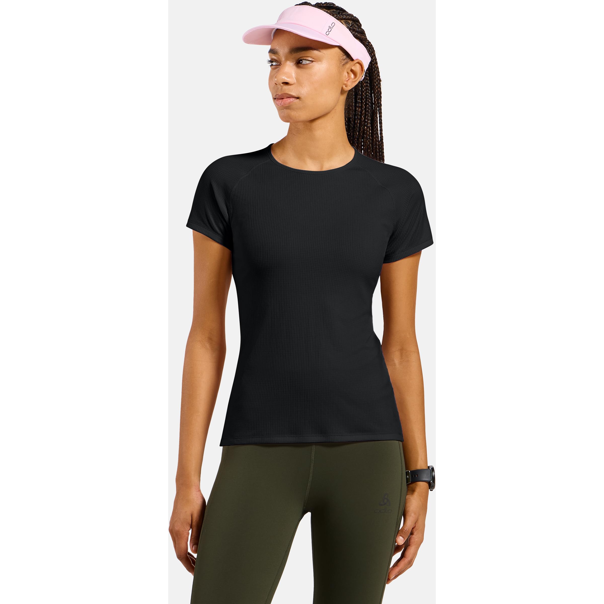 Odlo Donna Active Light Maglietta, Black, XS