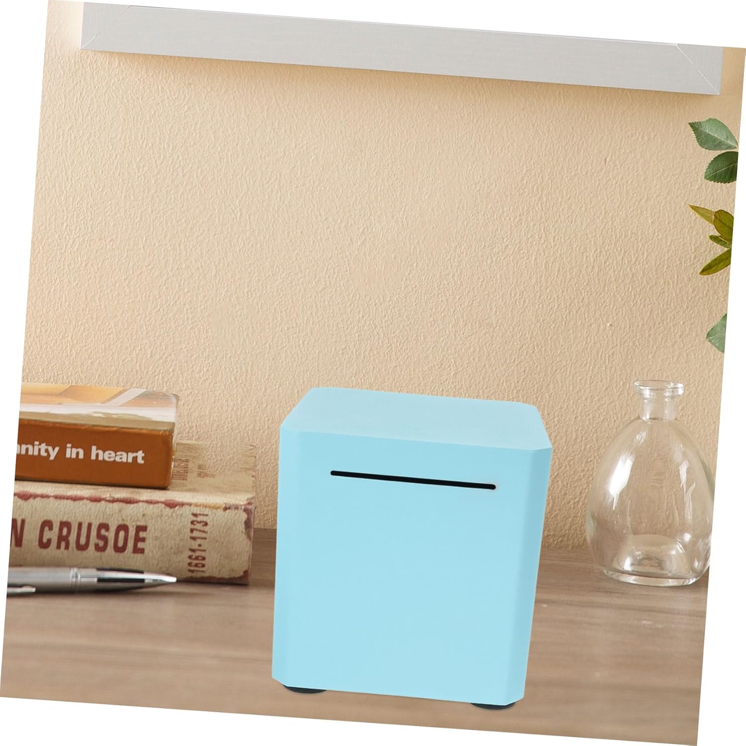 Stainless Steel Money Box for Boys and Girls Adults Lockable Metal Piggy Bank Unbreakable Coin Bank Design