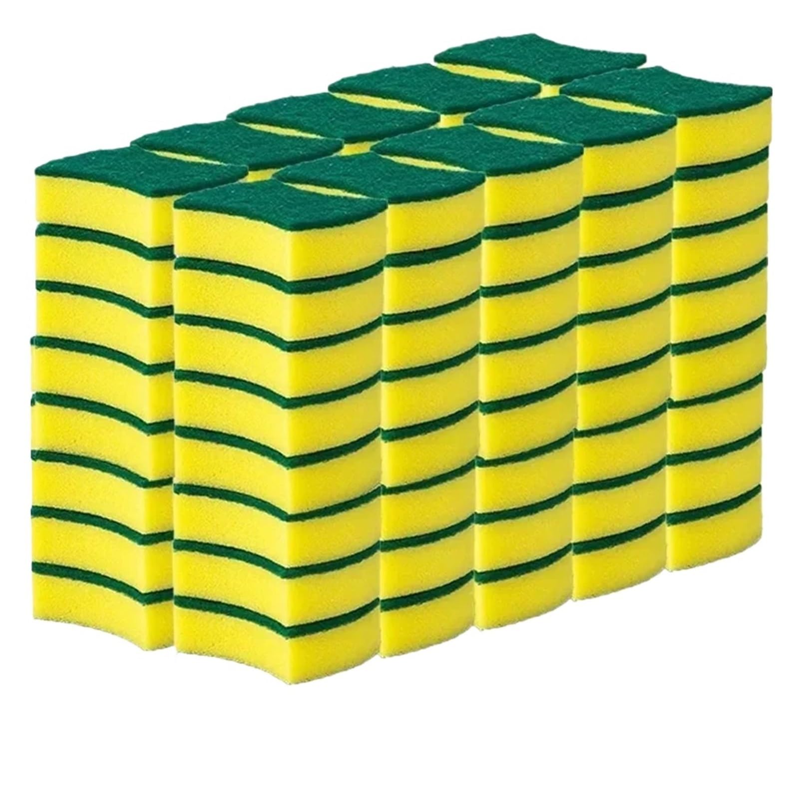 Esponjas de Limpieza for Fregar, Esponja for Platos Cocina, Estropajo, 10-100 Uds(100pcs-Style B)