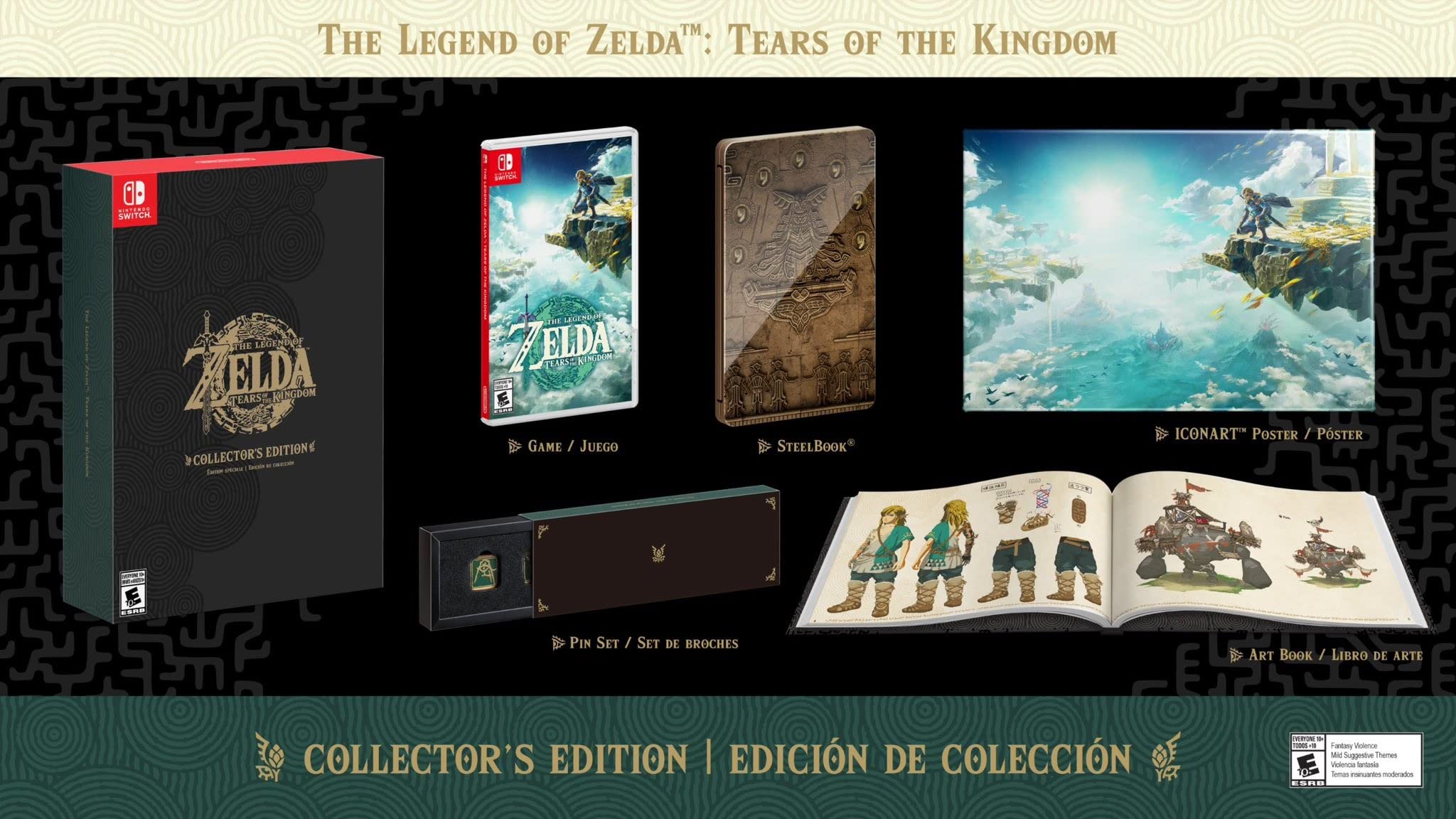 The Legend of Zelda: Tears of The Kingdom Collector’s Edition - Versión Internacional