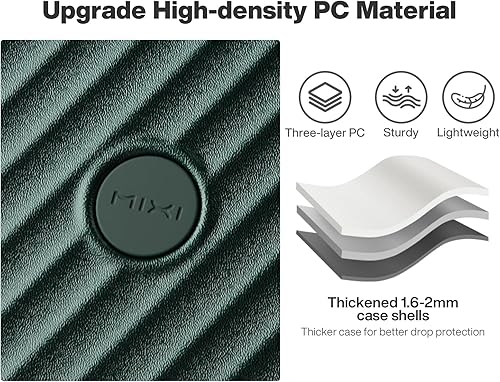 Miniatura 5 de Maletas de equipaje expandibles con ruedas para equipaje de mano de mixi Maletas rígidas con apertura superior para viajes con ruedas giratorias y