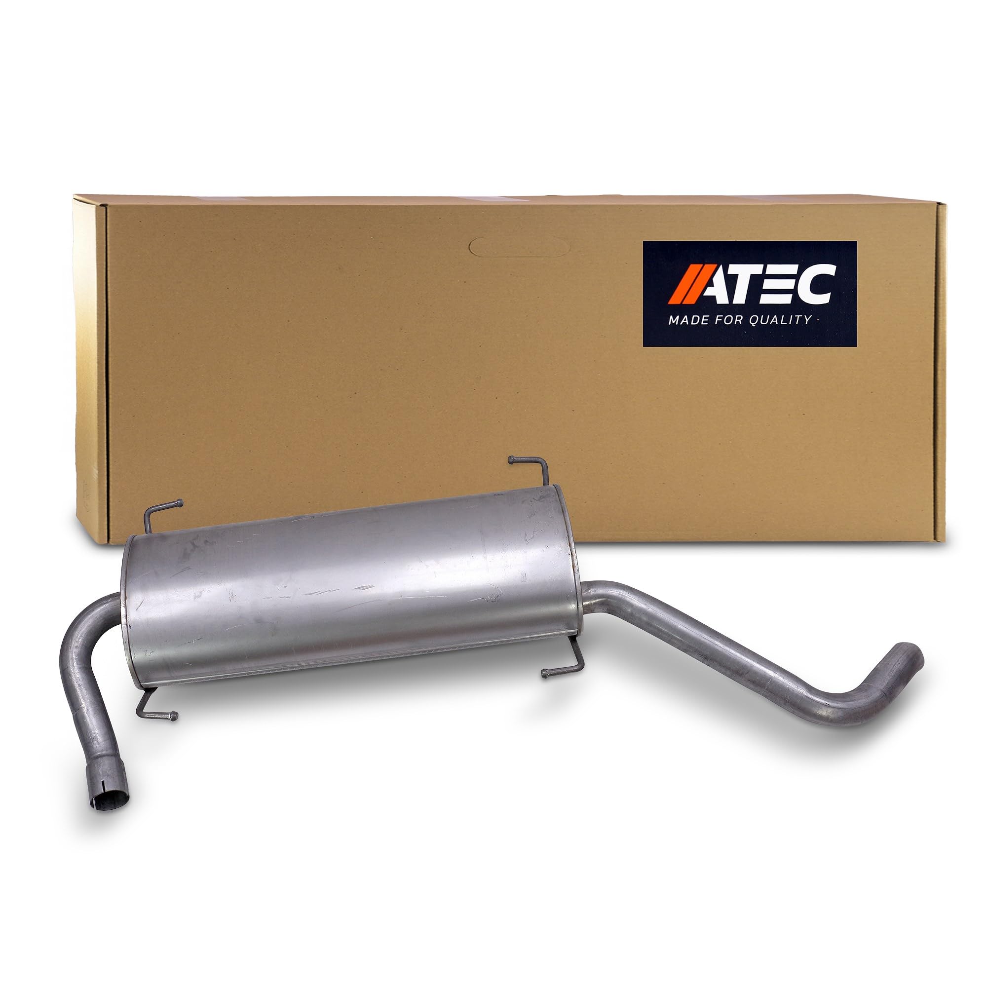ATEC Germany 1x Silencieux arrière, Compatible avec CITROËN JUMPER, FIAT DUCATO, PEUGEOT BOXER Bus, BOXER Fourgon, BOXER Plateau/châssis
