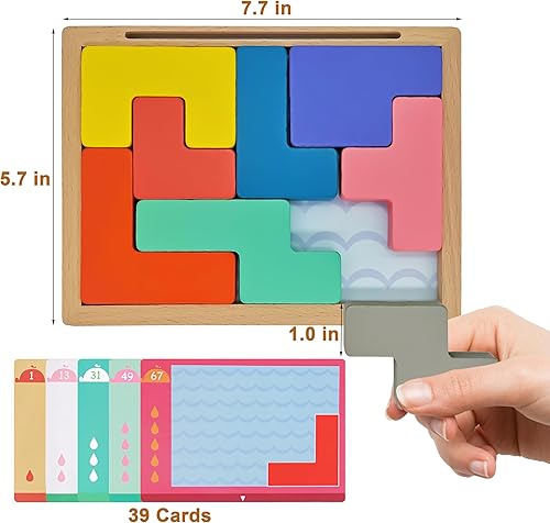Miniatura 2 de 8 azulejos de madera a juego con actividades de demencia para personas mayores, juegos de memoria fáciles para pacientes con Alzheimer, regalos de