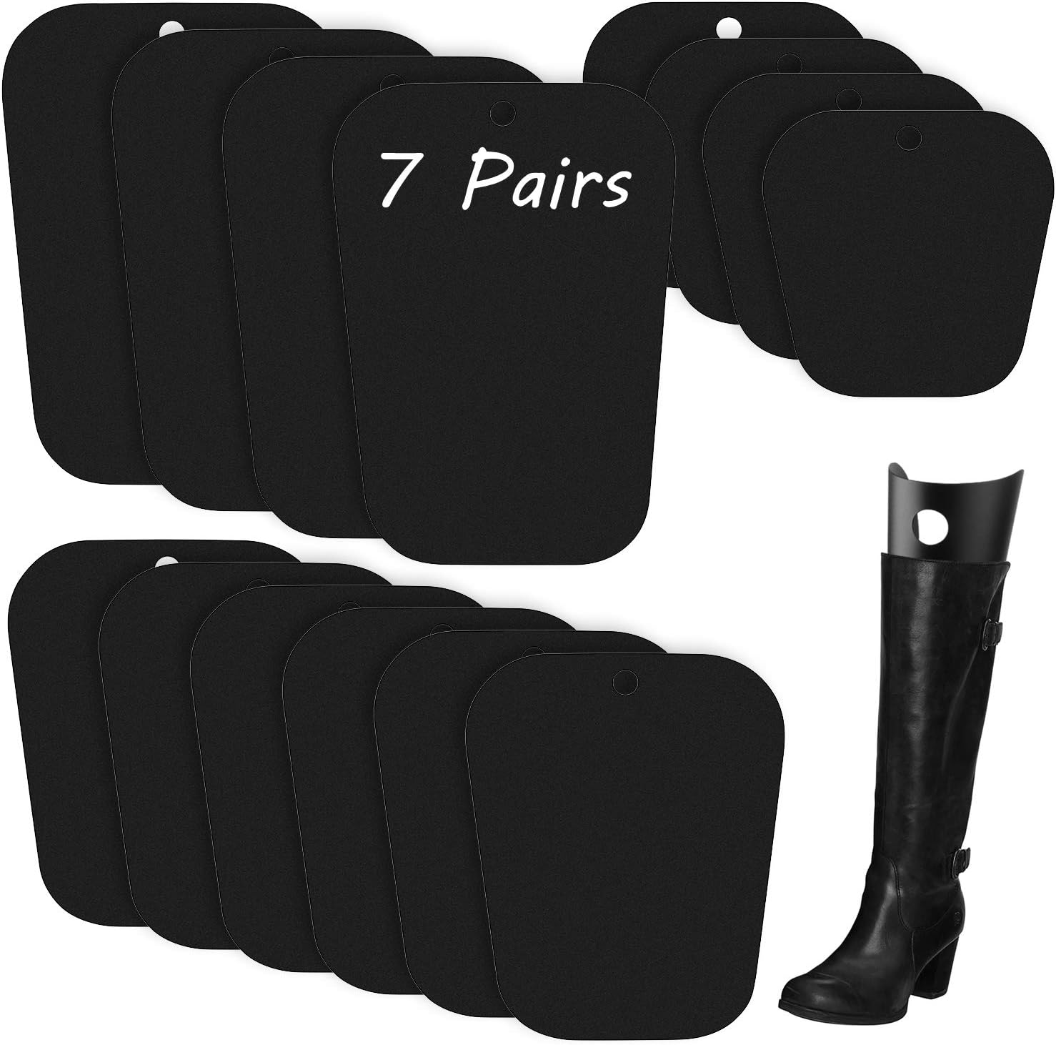 FEPITO 7 Pairs Reusable Boot Shaper Form Inserts for Tall Boots Stand Inserts Support for Women
