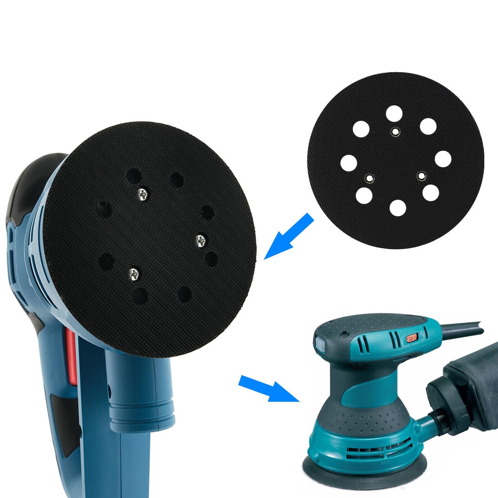 Amazon | マキタ用BO5030/K BO5031/K サンダー用5インチ8穴フック