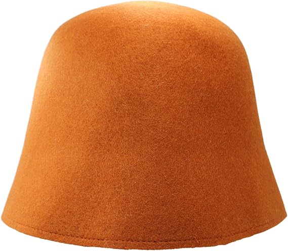 Amazon Co Jp ユトリラク サウナハット オレンジ 洗えるウール100 おしゃれ サウナ サウナキャップ サウナ帽子 スポーツ アウトドア
