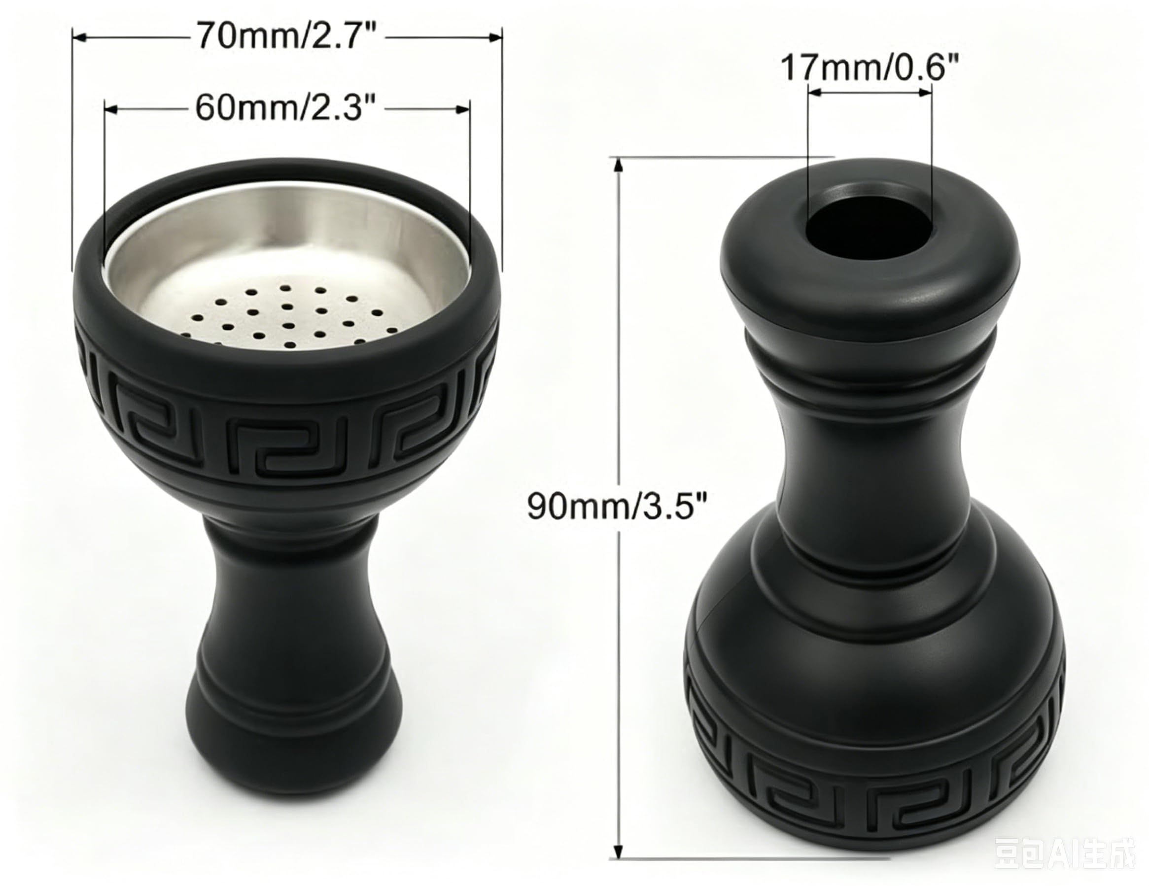 Amazon.com: Silicon Hookah Bowl with Stainless Steel Unbreakable