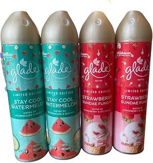 Air Freshener Bundle - 2 Strawberry Sundae Funday and 2 Stay Cool Watermelon