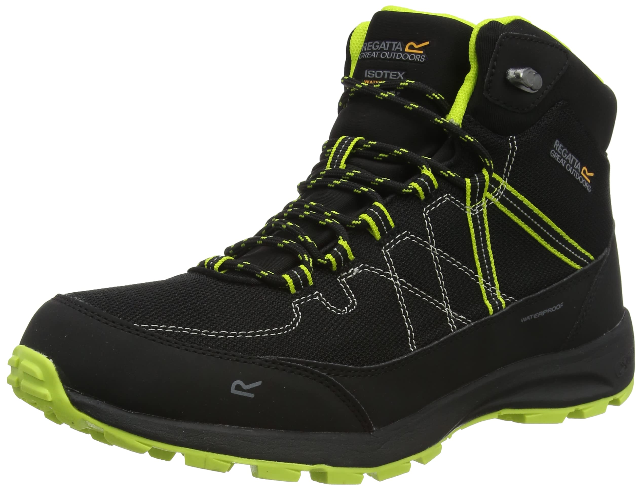 Regatta Men's 'Samaris Lite' Waterproof Walking Boots Black Size 9.5