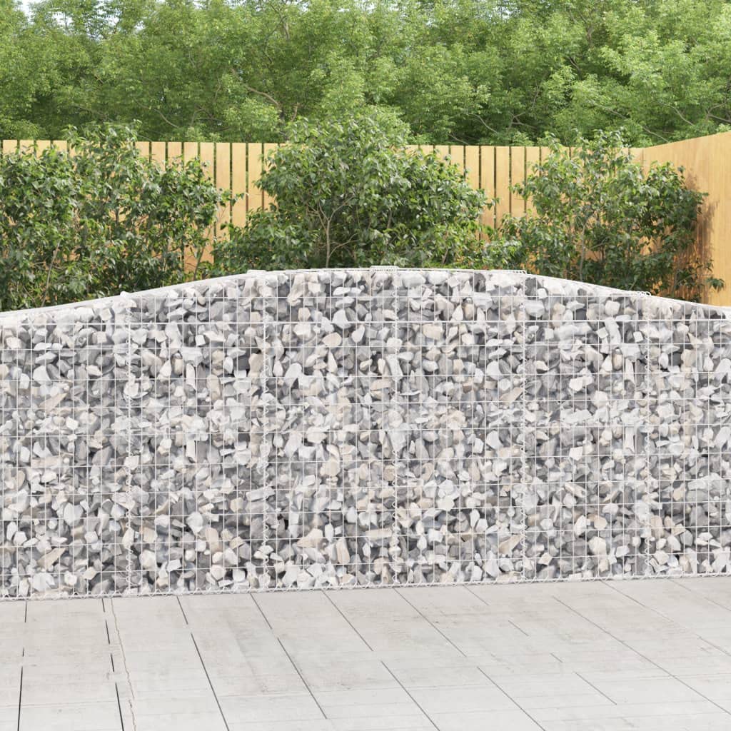 Gaviones - Cesta de hierro (15 unidades, 400 x 50 x 100/120 cm